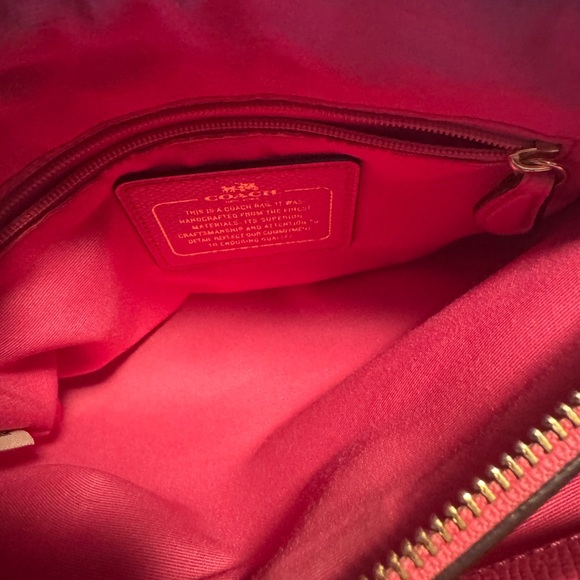 Coach Pink Floral Handbag - Picture 12 of 16